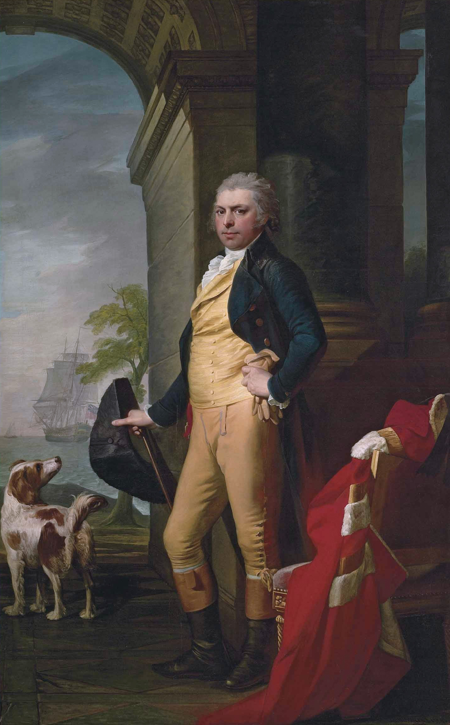Portrait of George Hay, 7th Marquess of Tweeddale, by Jean-Laurent Mosnier